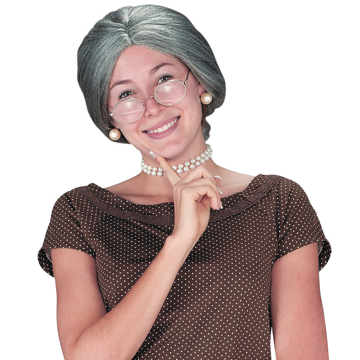 Classic Granny Wig for Costumes Parties and Themed Events