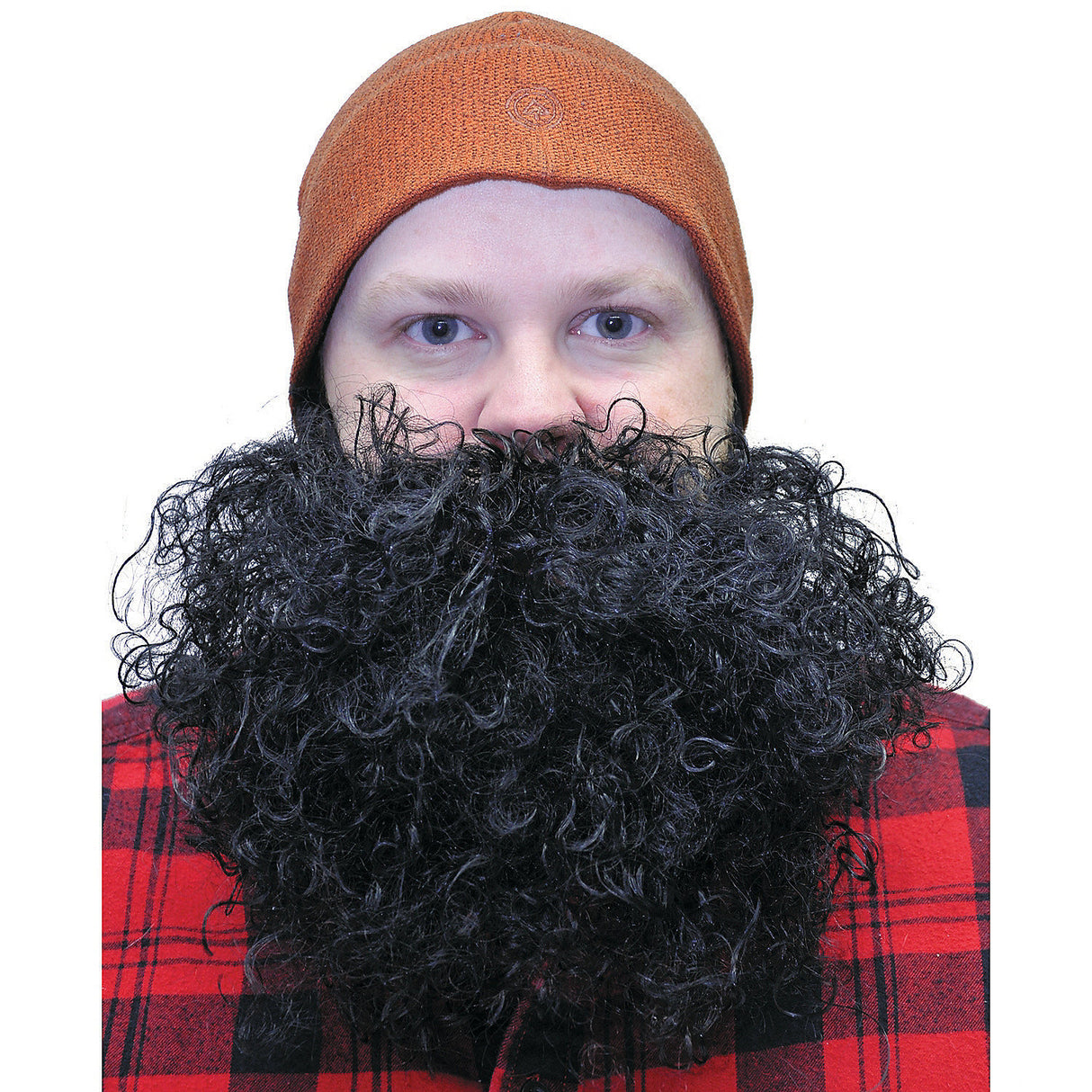 Big And Curly Black Beard for Halloween Costume Parties and Character Transformations