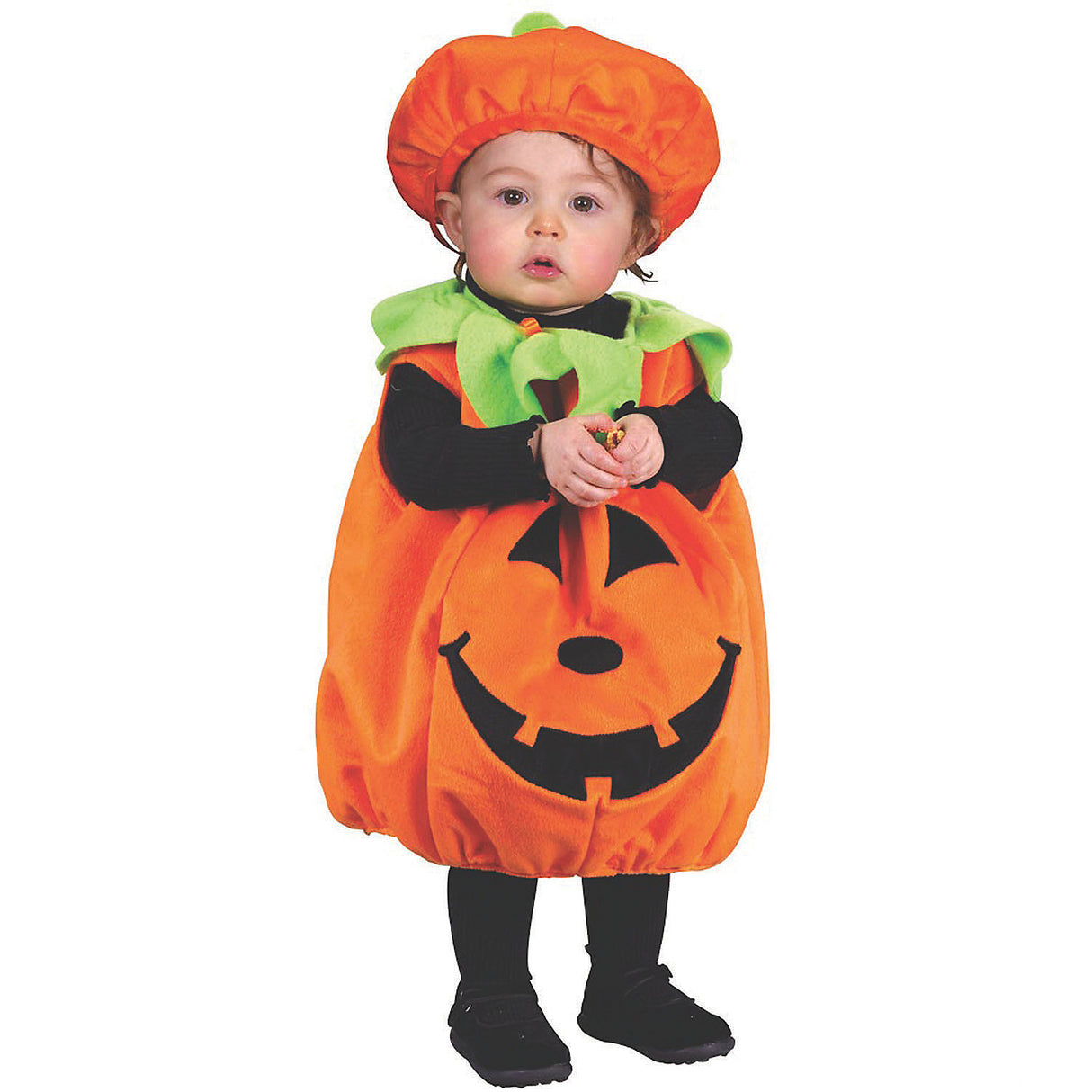 Cute Infant Pumpkin Costume for Halloween Parties Trick or Treating and Baby's First Costume Event