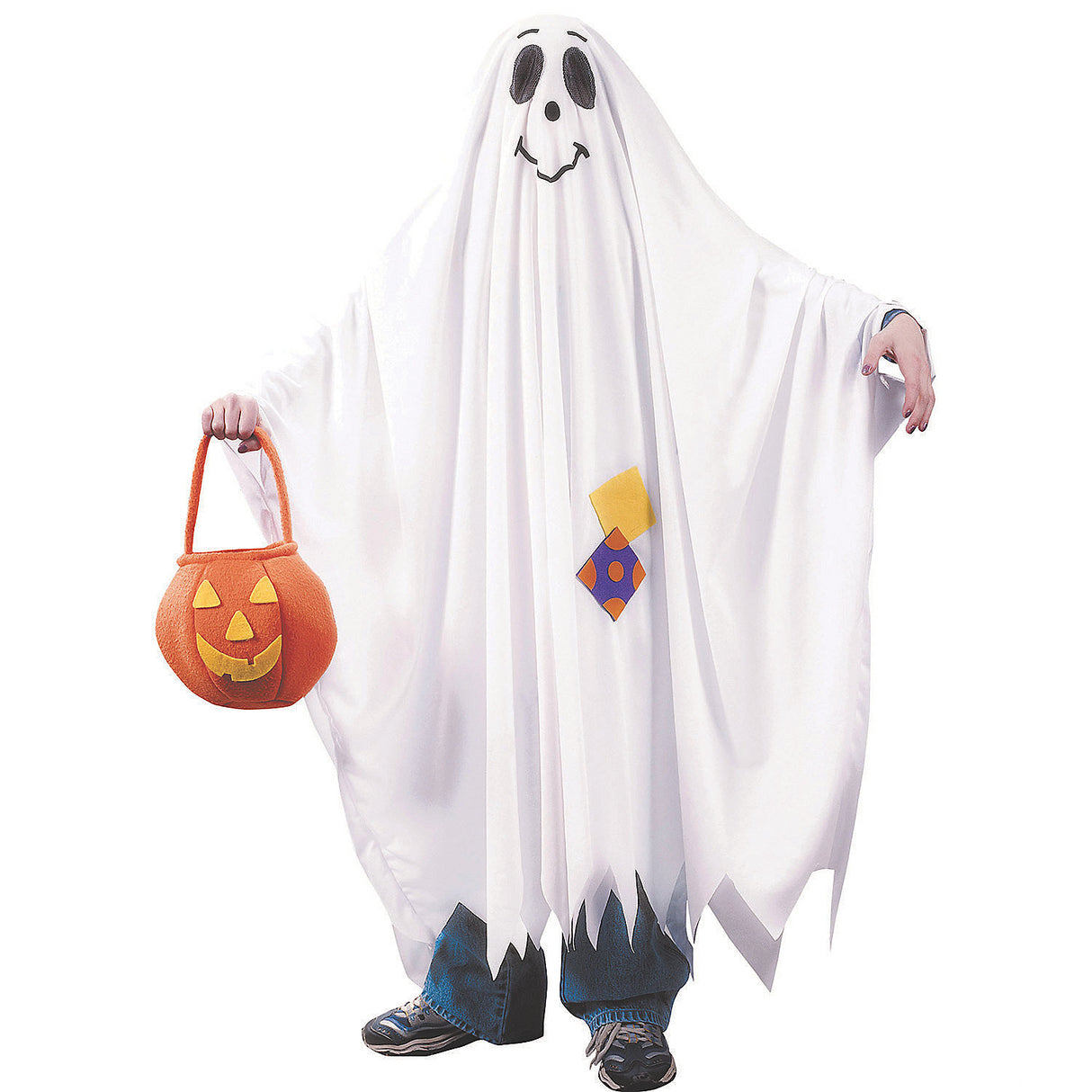 Adorable Ghost Costume for Halloween Trick or Treat Events and Costume Parties