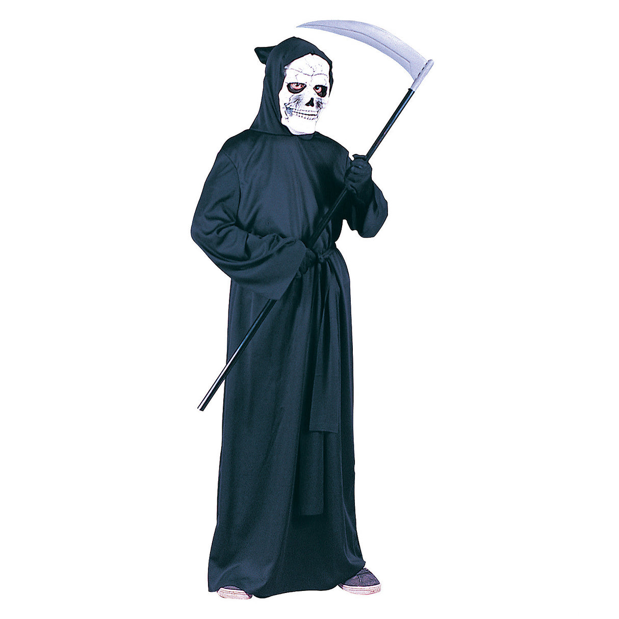 Spooky Boy's Reaper Robe Costume for Halloween Parties and Haunted House Events