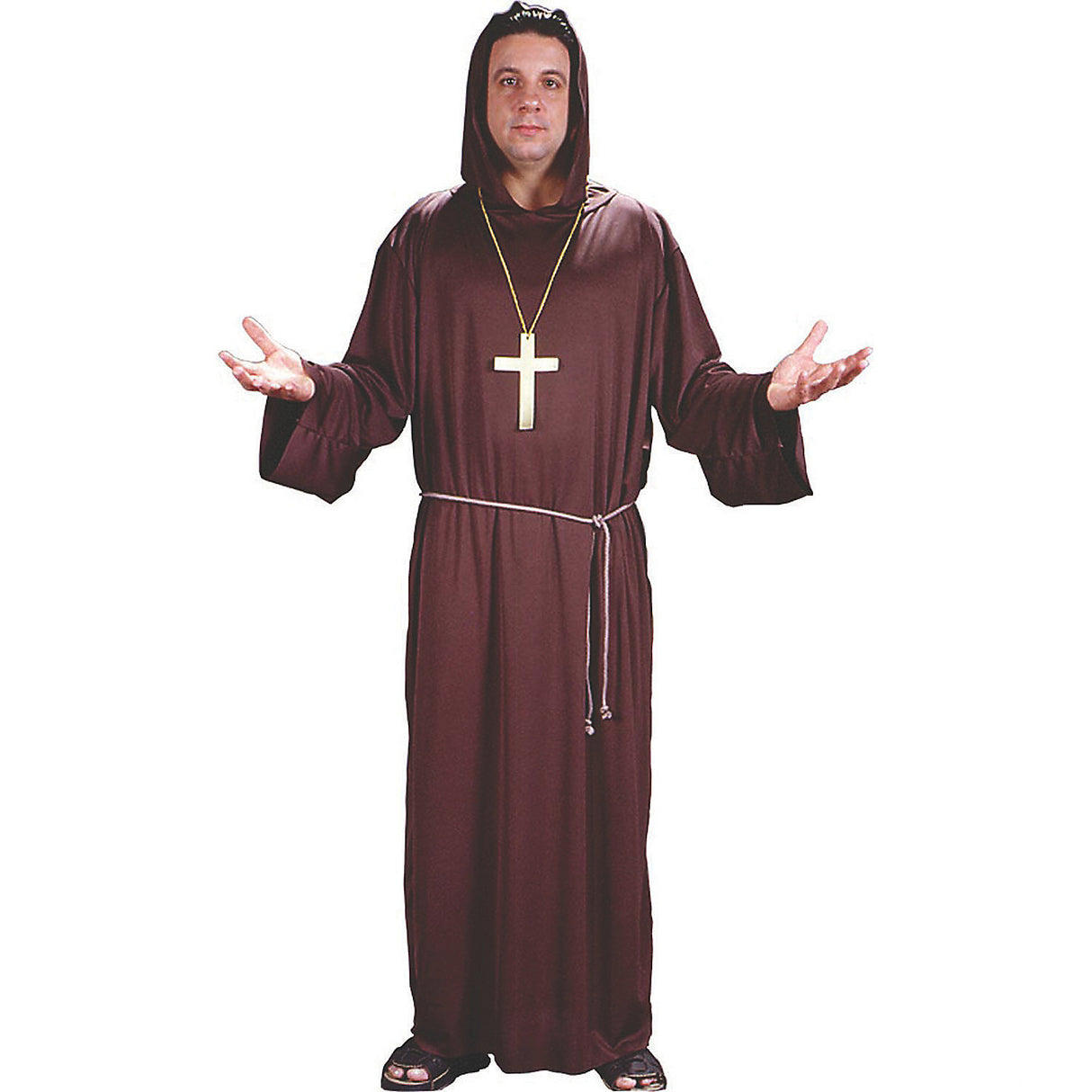 Classic Men's Friar Costume for Halloween Parties and Themed Events