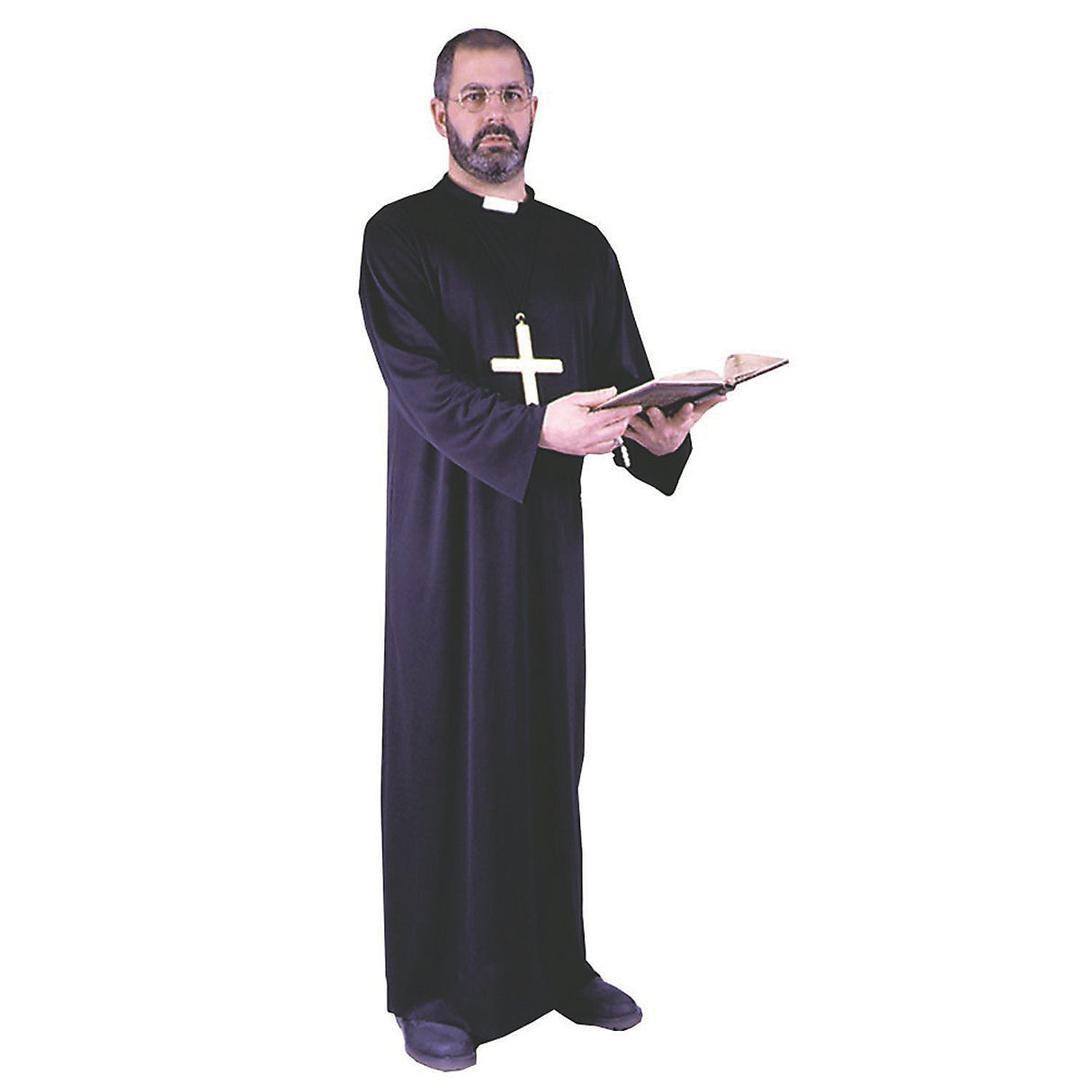 Premium Men's Priest Costume for Halloween Religious Events and Themed Parties