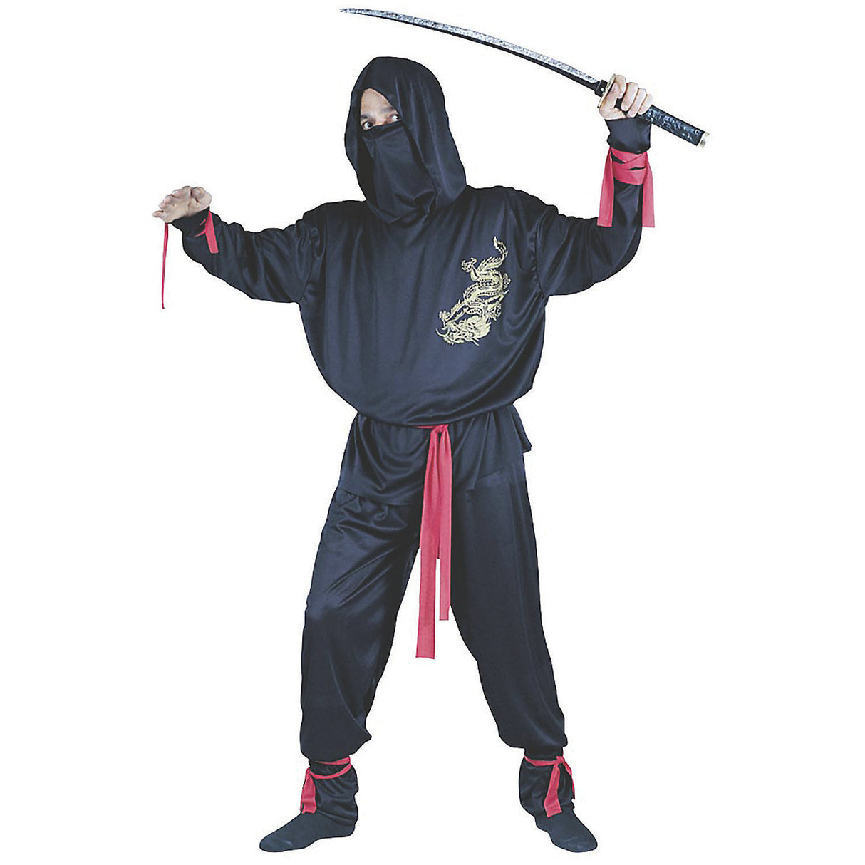Men's Ninja Fighter Costume for Halloween Parties and Themed Events