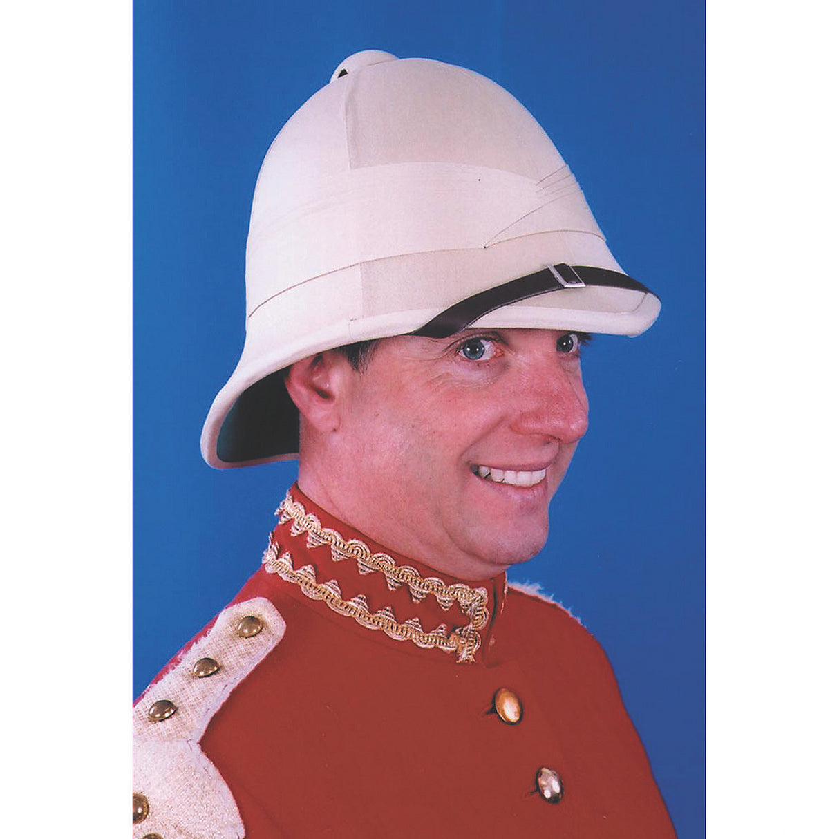 Royal British Guard Pith Hat for Halloween Costume Events and Themed Parties