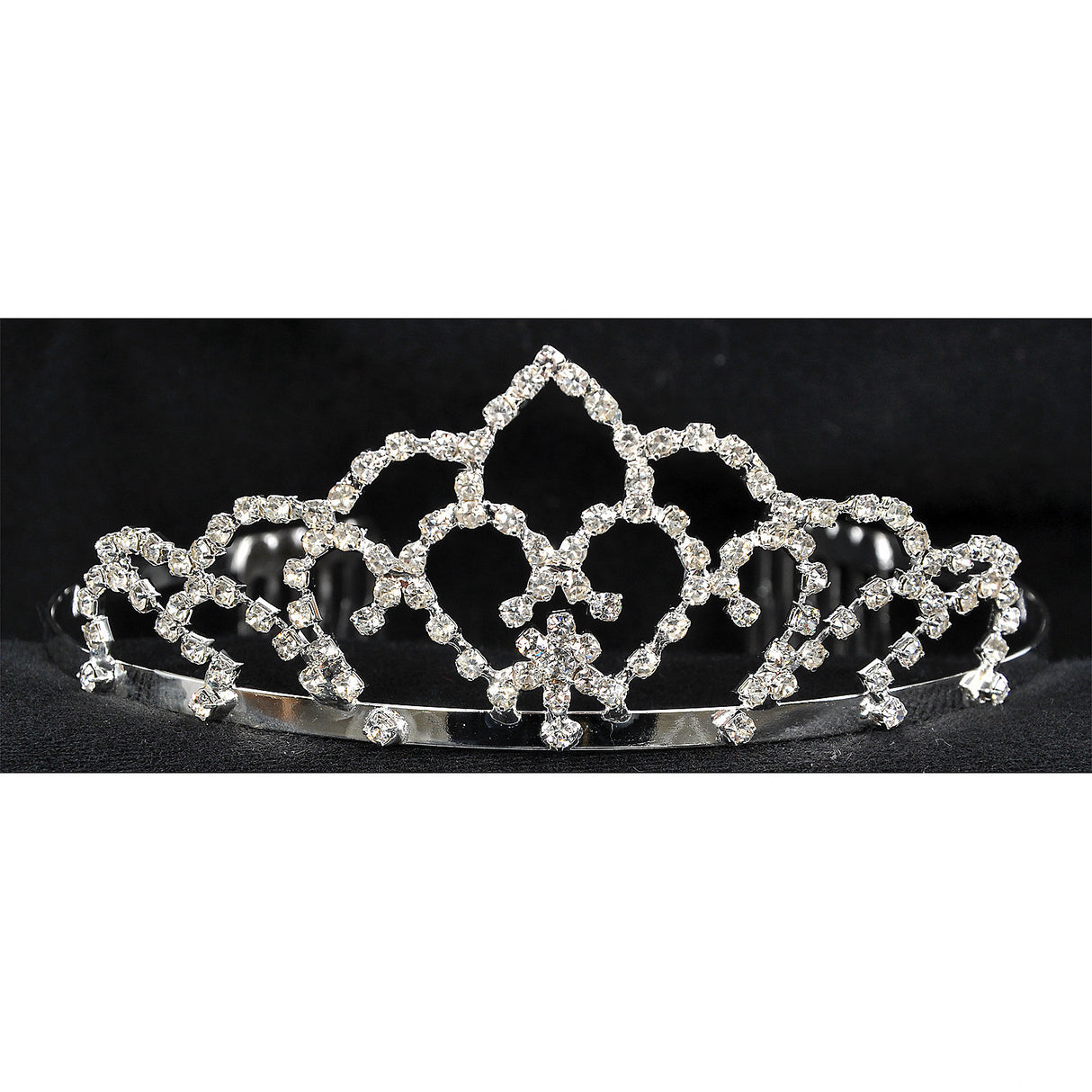 Beautiful Child Size Tiara with Rhinestone Detailing for Princess Dress Up Parties and Special Events