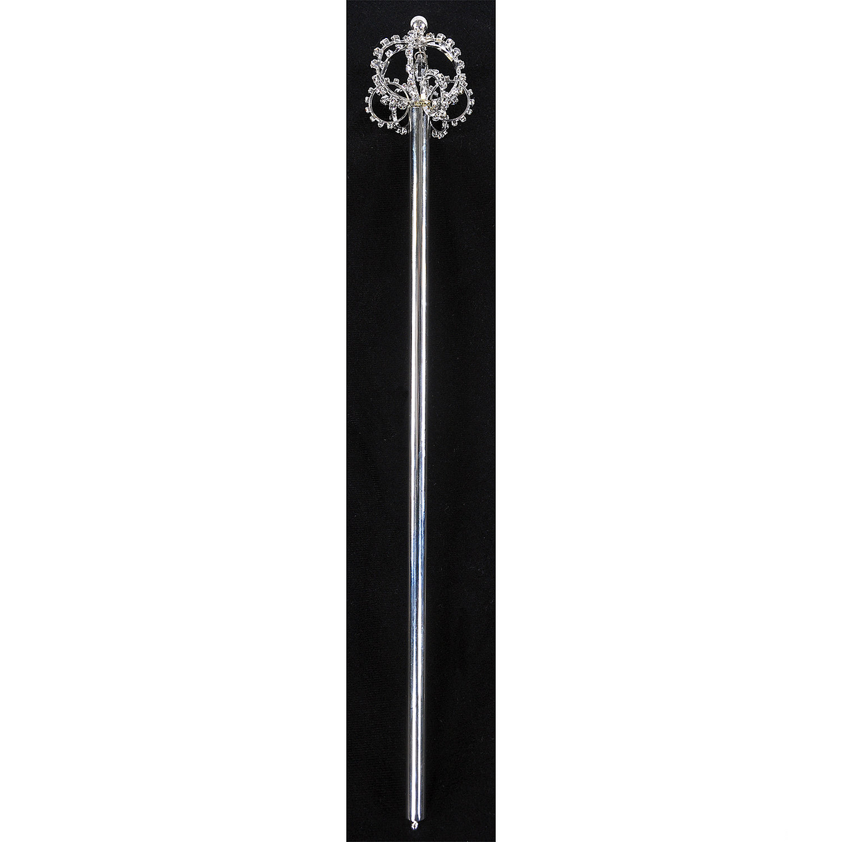 Ornate Rhinestone Scepter for Costume Parties and Queen Themed Events