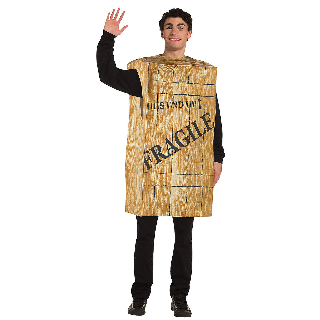 Unique Fragile Crate Costume for Hilarious Adult Parties and Halloween Celebrations