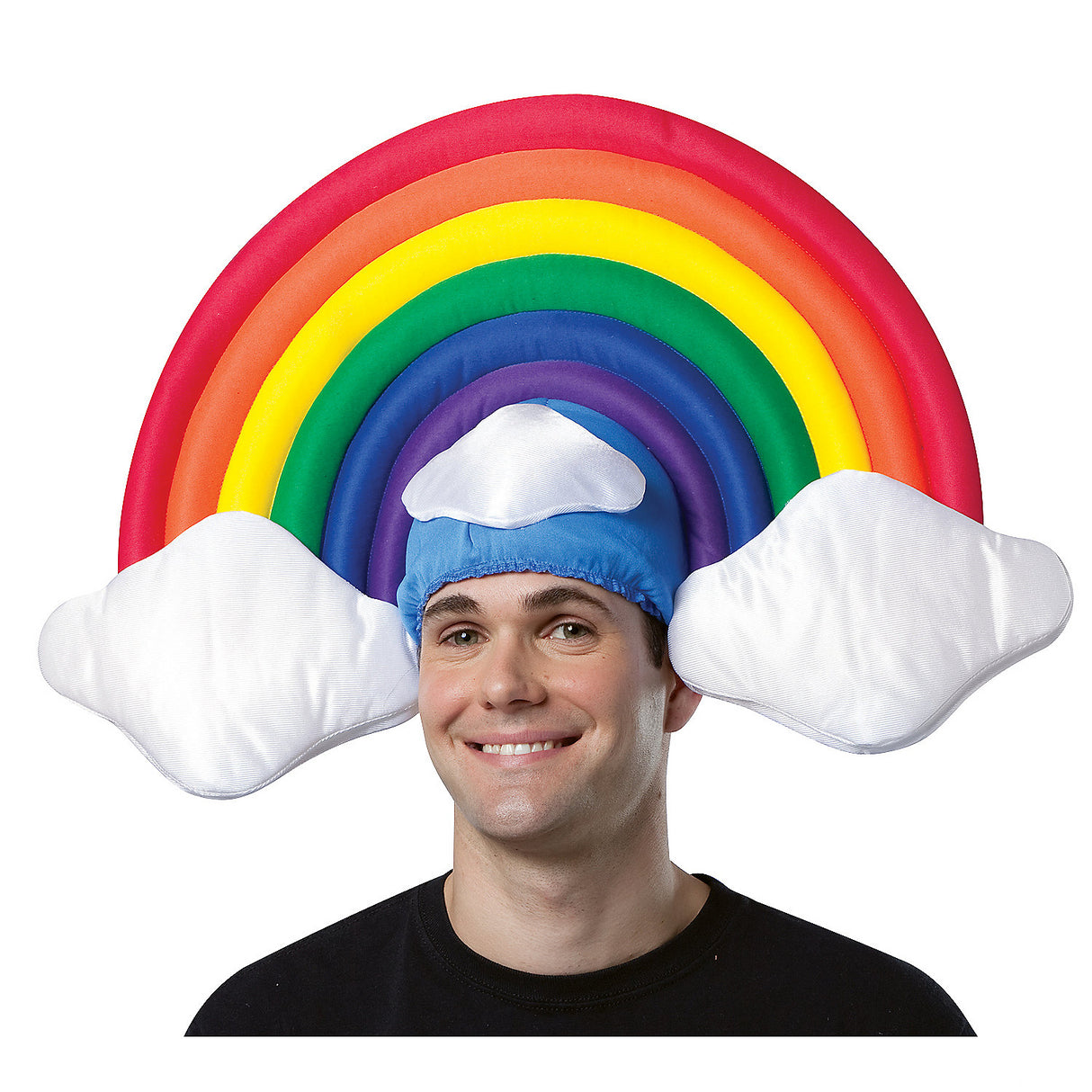 Vibrant Rainbow Hat for Festivals Parties Costume Events and Creative Adventures