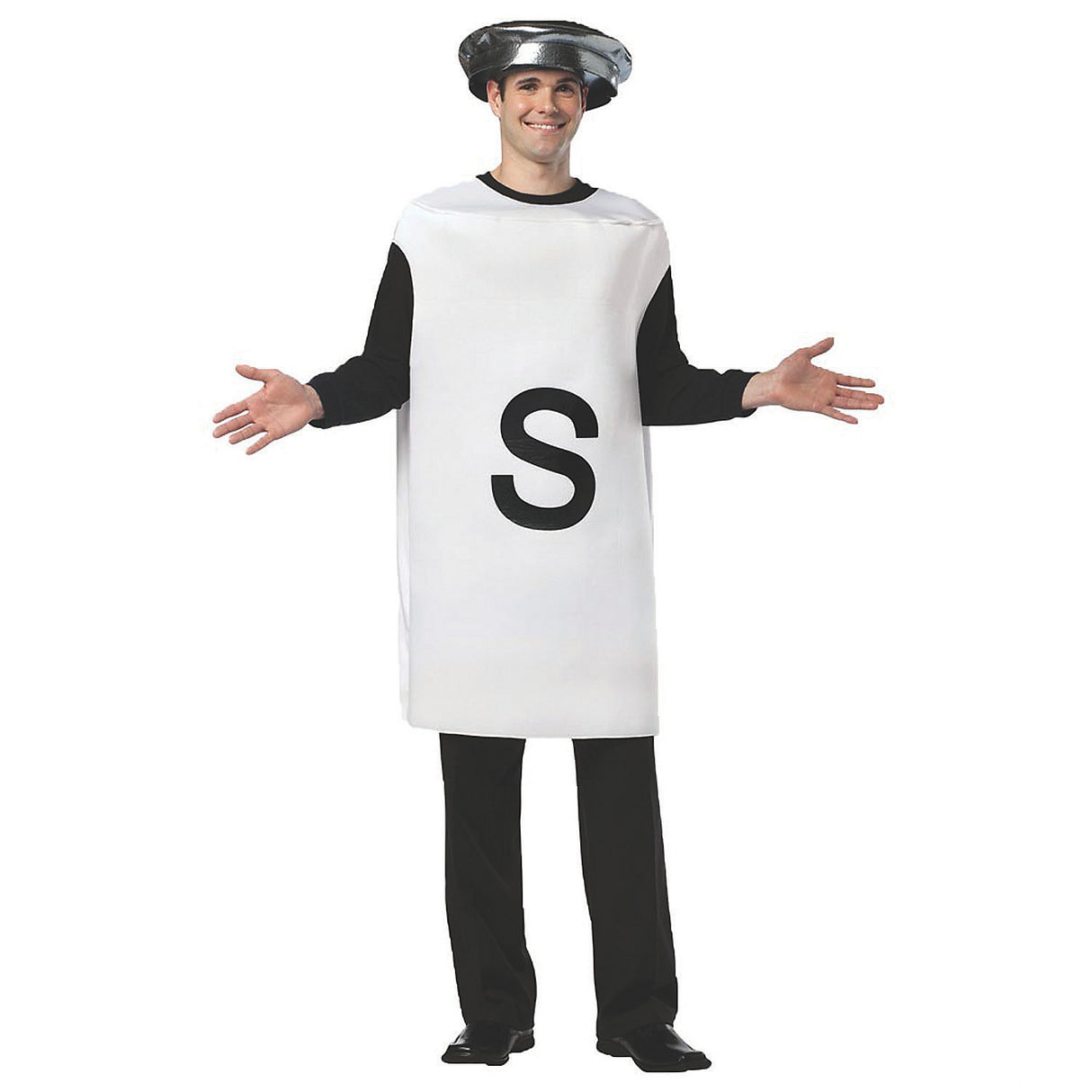 Funny Adult Salt Costume for Halloween Parties and Group Costume Fun
