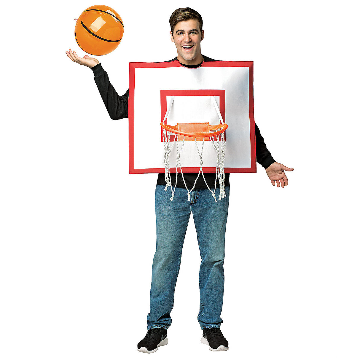 Funny Basketball Hoop With Ball Costume for Halloween Parties and Sports-themed Events