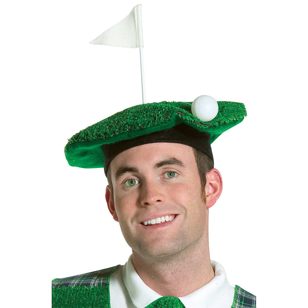 Festive Golf Beret for Holiday Celebrations Themed Parties and Character Costume Events