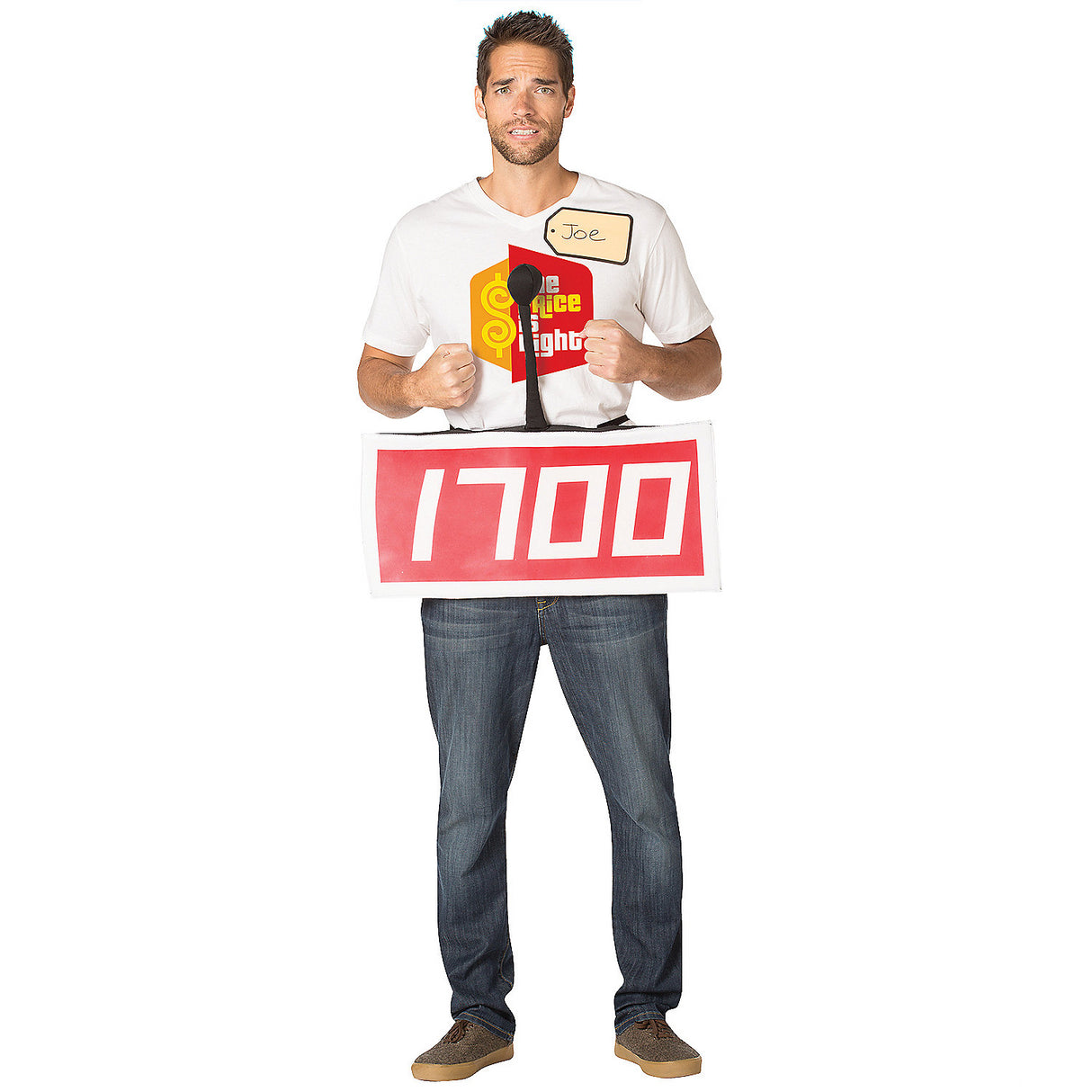 Fun Price Is Right Row Red Costume for Halloween Parties and Nostalgic Celebrations