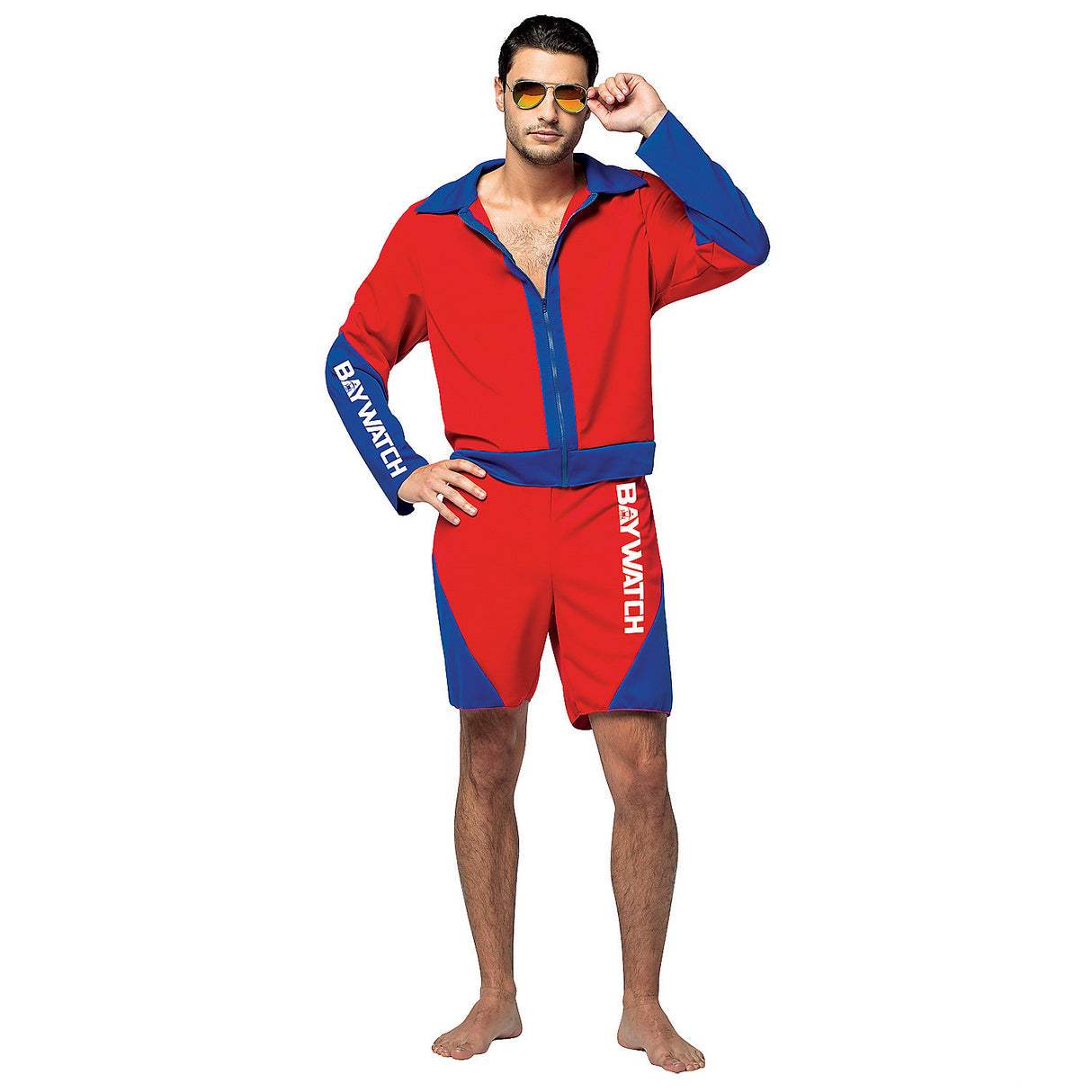 Baywatch Male Lifeguard Costume for Halloween Parties Beach Events and Fun Dress Ups