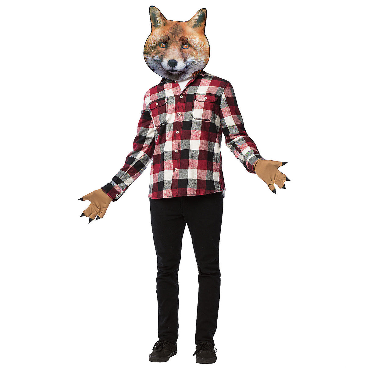 Photo-realistic Fox Mask and Paws for Animal Costume Parties and Themed Events