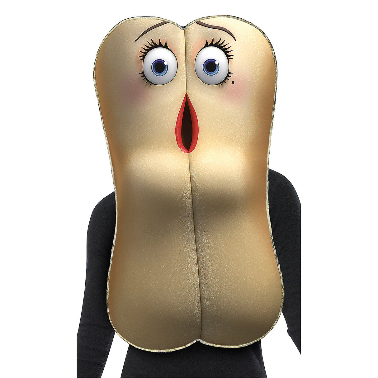 Funny Sausage Brenda Bun Mask for Couples Costumes Halloween Parties and Themed Events