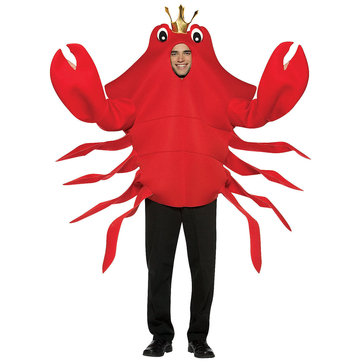 Unisex King Crab Costume for Beach Parties Mardi Gras Celebrations and Fun Costumed Events