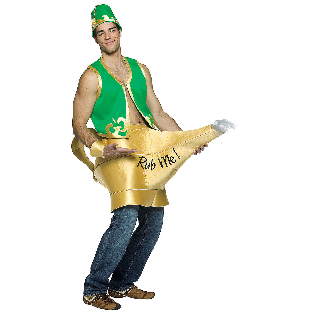 Premium Genie In The Lamp Costume for Halloween Parties Costume Events and Fun Dress-Up Activities
