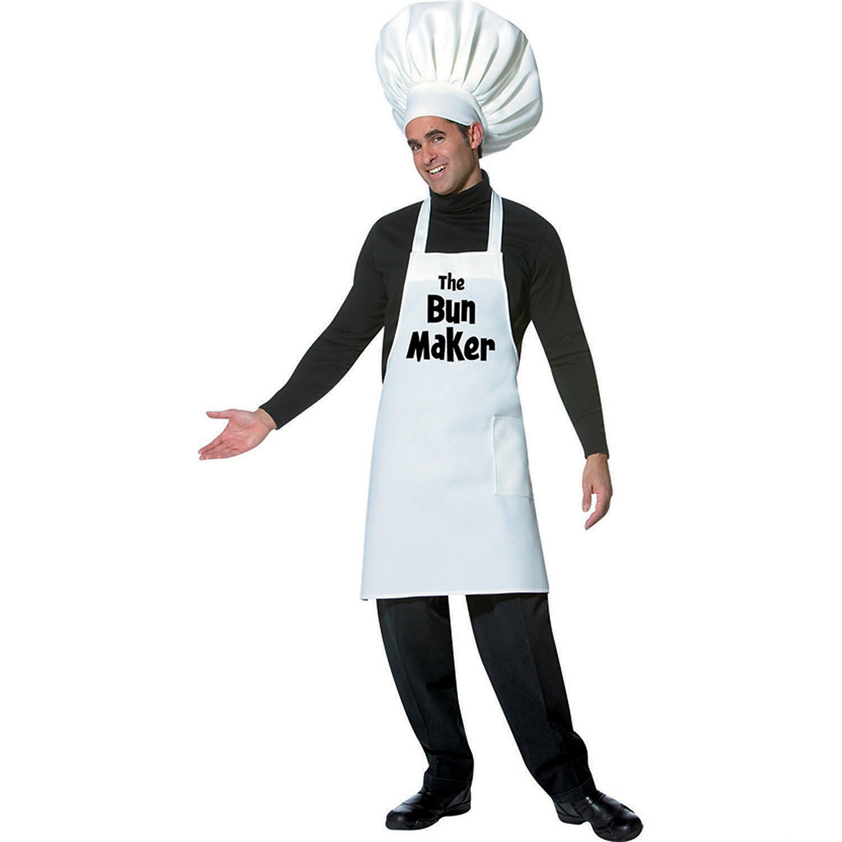 Fun Bun Maker Adult Costume for Couples Parties Themed Events and Halloween Celebrations