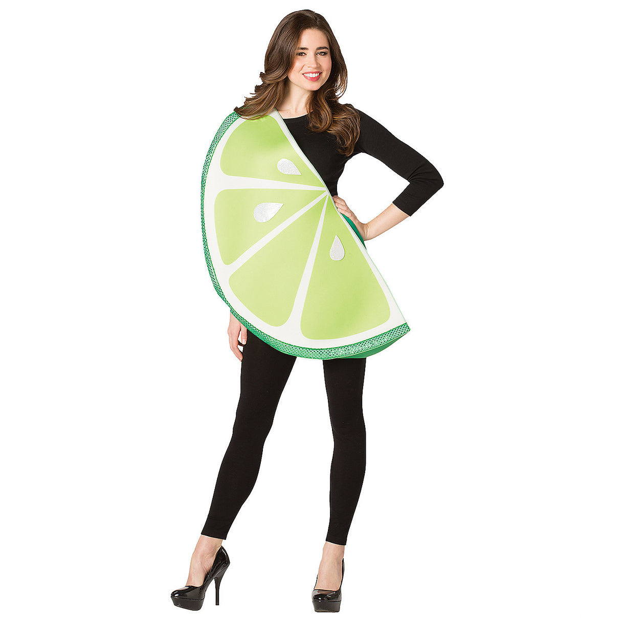 Fun Lime Slice Costume for Adult Halloween Parties and Themed Events