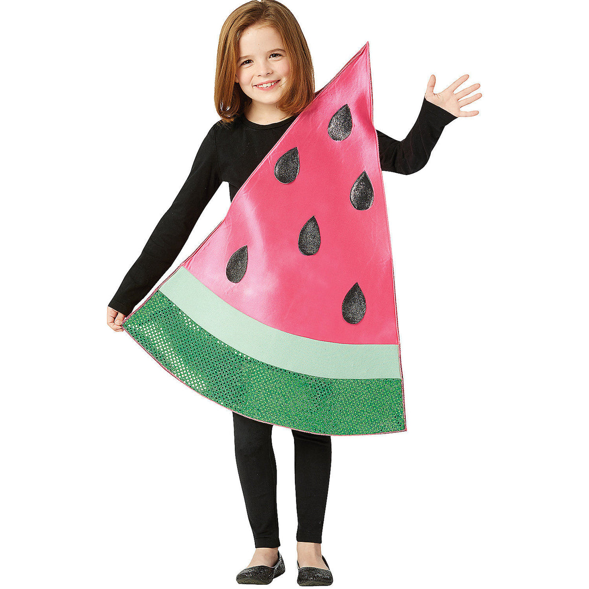 Fun Watermelon Slice Child Costume for Halloween Parties School Events and Creative Dress Up