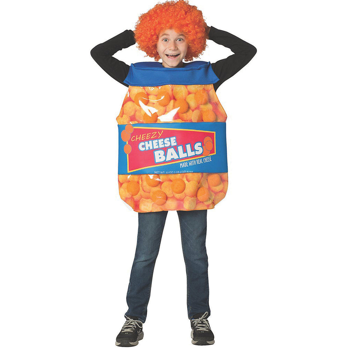 Cheeseballs Child Costume for Trick-or-Treating Community Events and Family Traditions