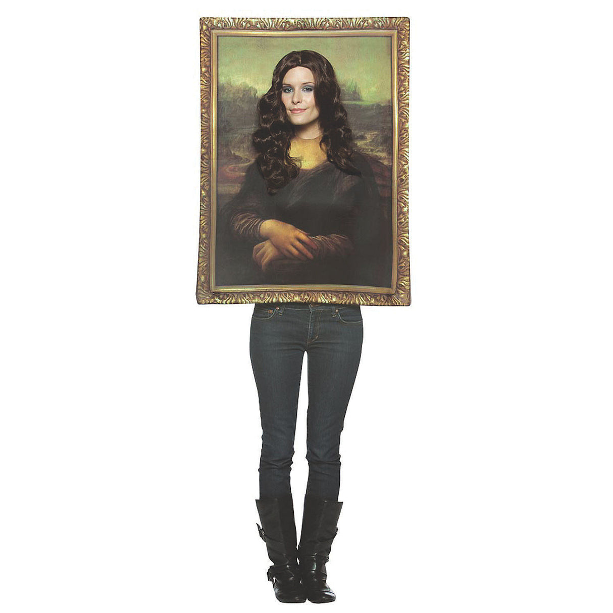 Mona Lisa Costume for Halloween Theme Parties and Creative Celebrations