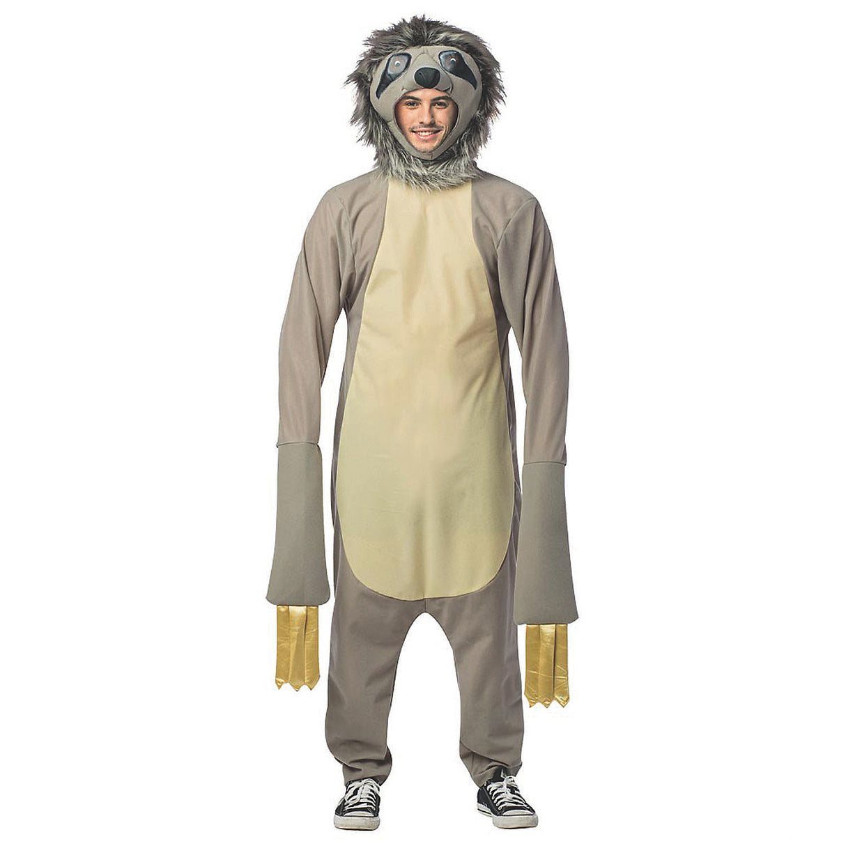 Funny Sloth Adult Costume for Halloween Parties Celebrations and Fun Dress Up Events