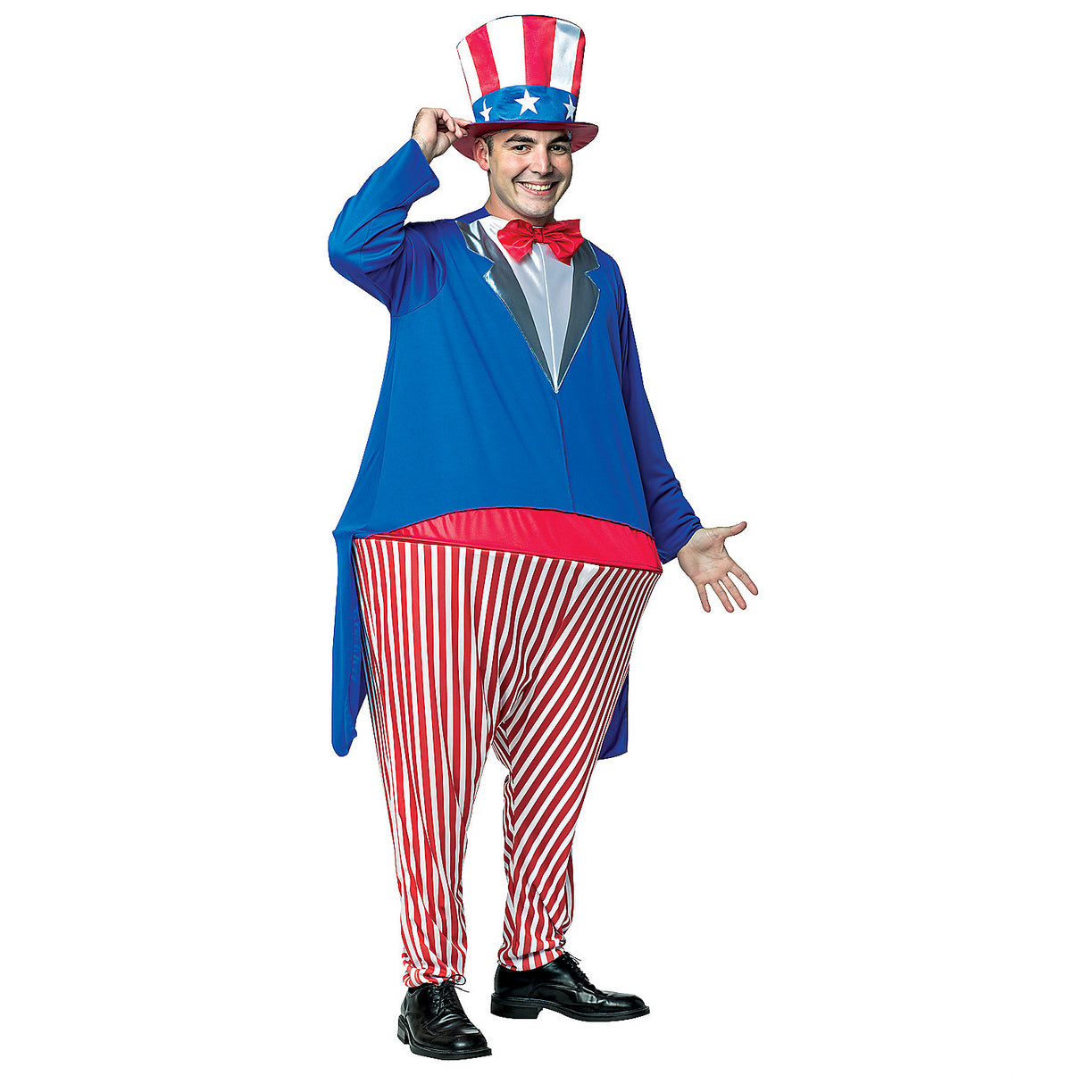 Patriotic Uncle Sam Hoopster Costume for Independence Day Celebrations and 4th of July Festivities