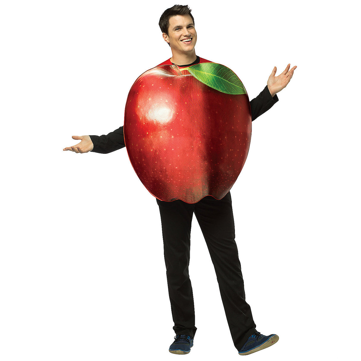 Fun Adult Apple Costume for Halloween Parties and Festive Themed Events