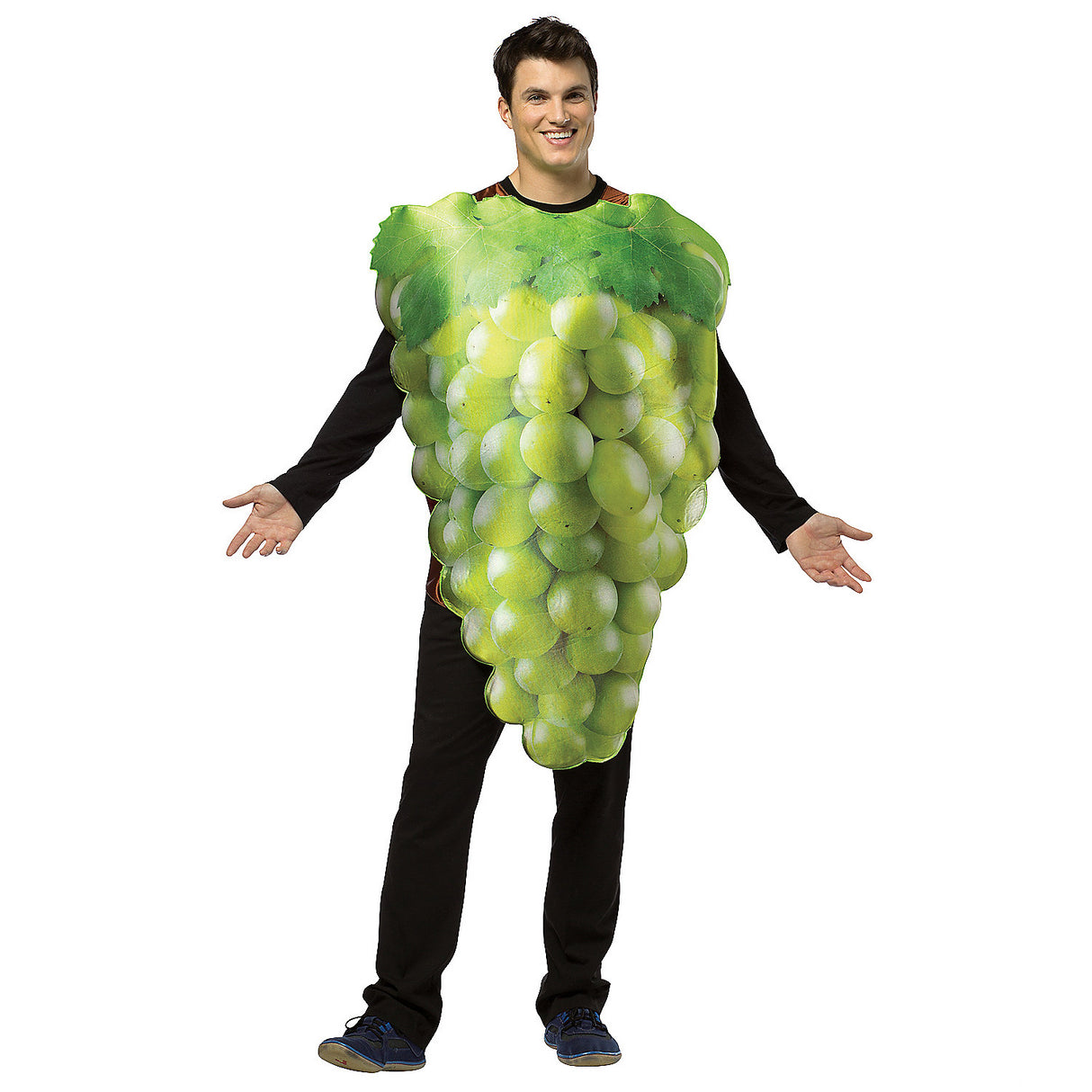 Fun Adult Green Grapes Costume for Halloween Parties Themed Events and Creative Gatherings