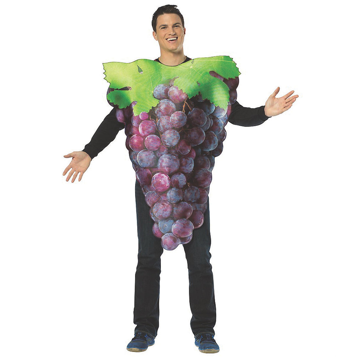 Unique Adult Purple Grapes Costume for Halloween Wine Parties and Creative Dress-Up Events