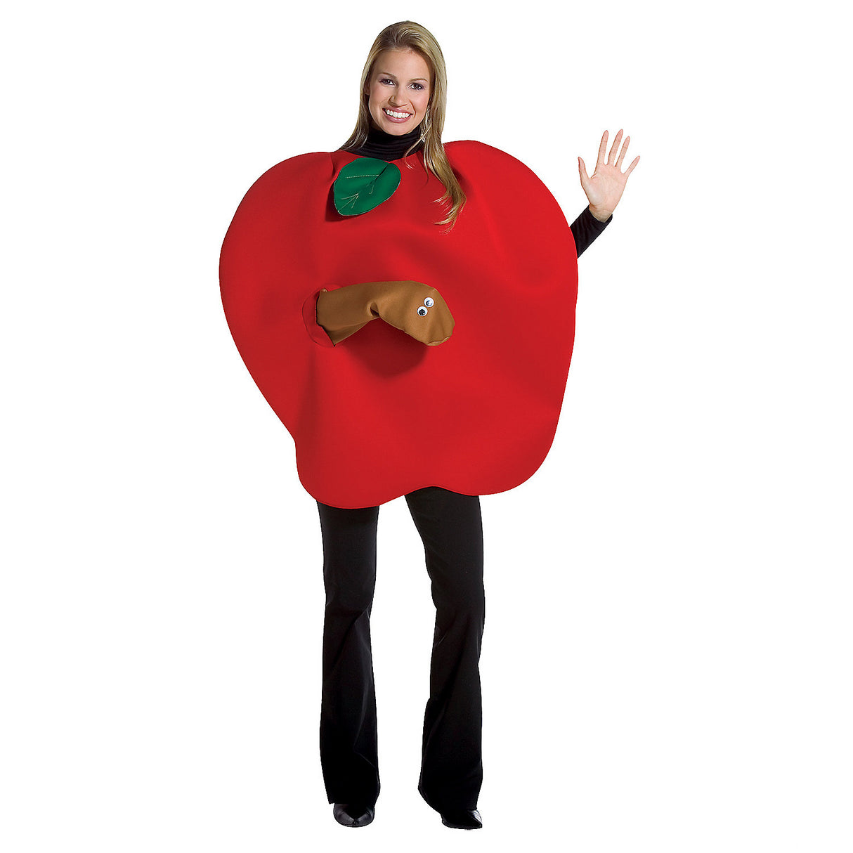 Funny Apple Adult Costume for Halloween Couple Parties and Group Costumes