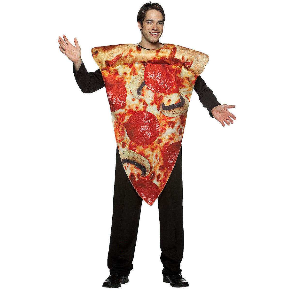 Humorous Get Real Pizza Costume for Halloween Parties and Fun Celebrations