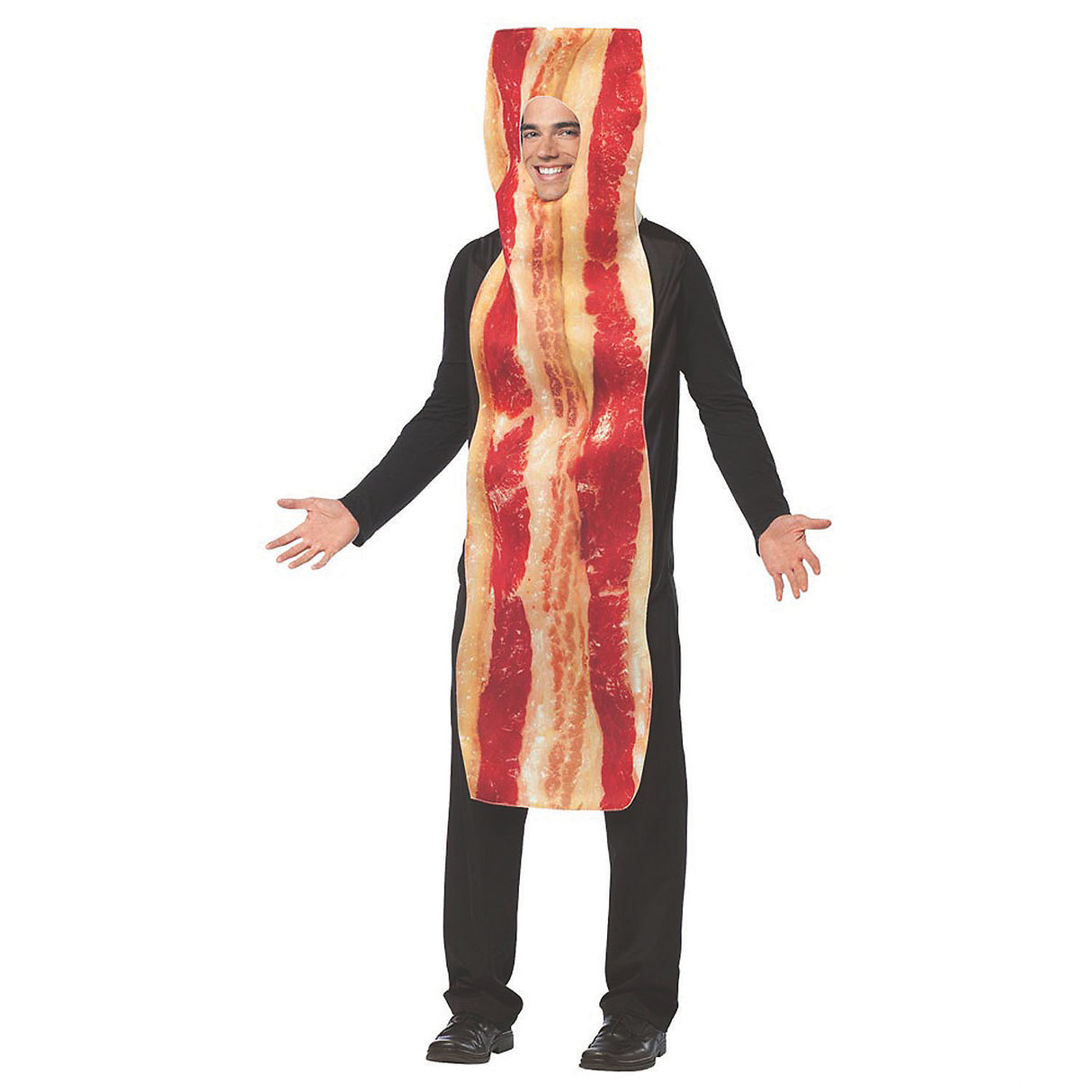Fun Adult Bacon Costume for Halloween Parties and Group Dressing Events