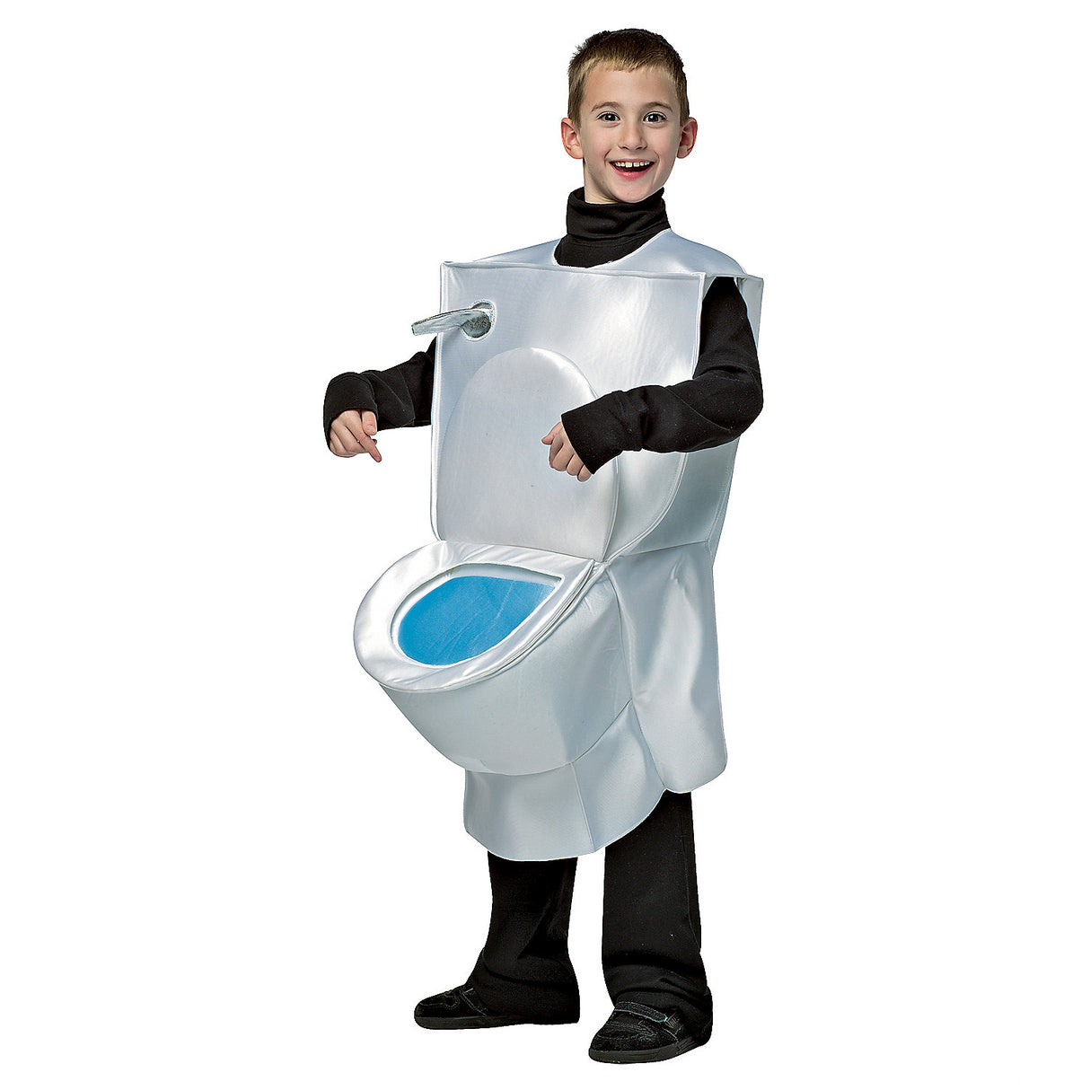 Hilarious Toilet 7-10 Costume for Kids Halloween Parties and Funny Dress Up Events