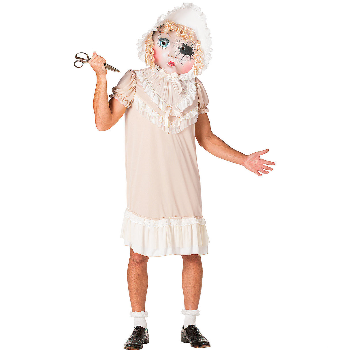 Terrifying Molly The Demonic Dolly Costume for Halloween Parties and Spooky Events
