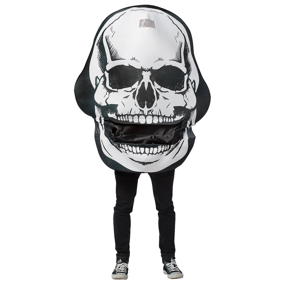 Ghoulish Skull Mouth Head Costume for Halloween Parties Costume Events and Spooky Celebrations