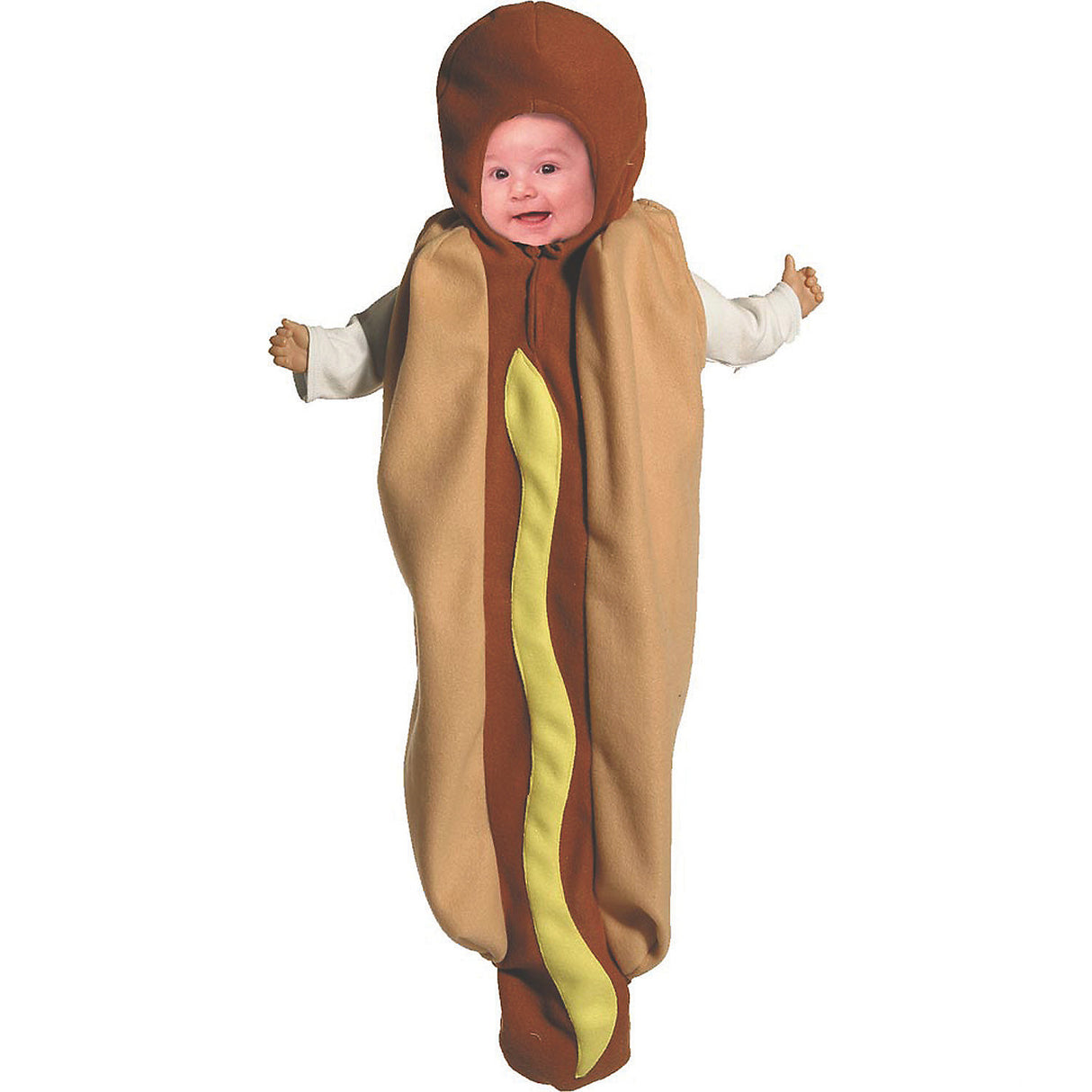 Cute Infant Hot Dog Costume for Halloween Parties Dress Up and Fun Themed Events