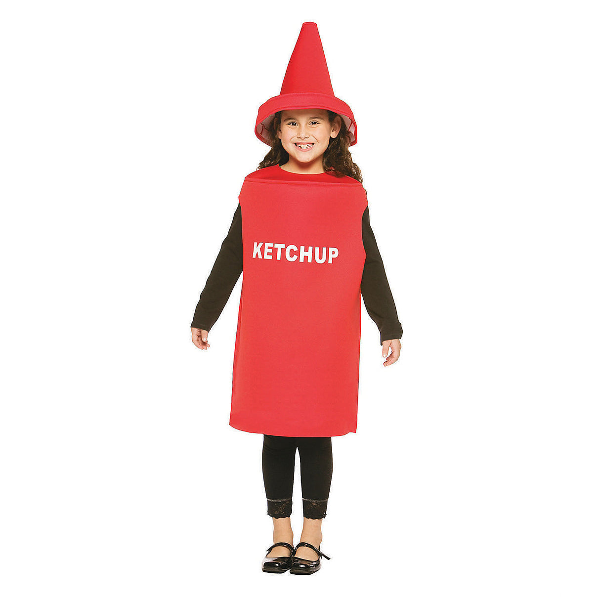 Delicious Unisex Ketchup Costume for Fun Halloween School Events and Theatrical Performances