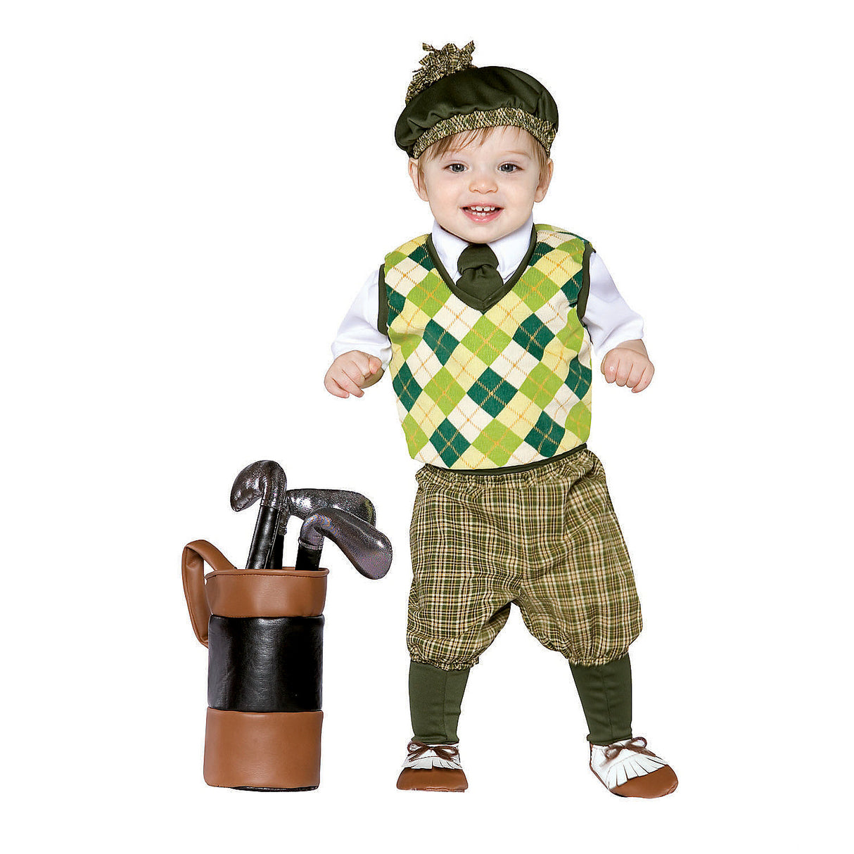 Adorable Golfer Toddler Costume for Fun Dress-Up Halloween Events and Imaginative Play