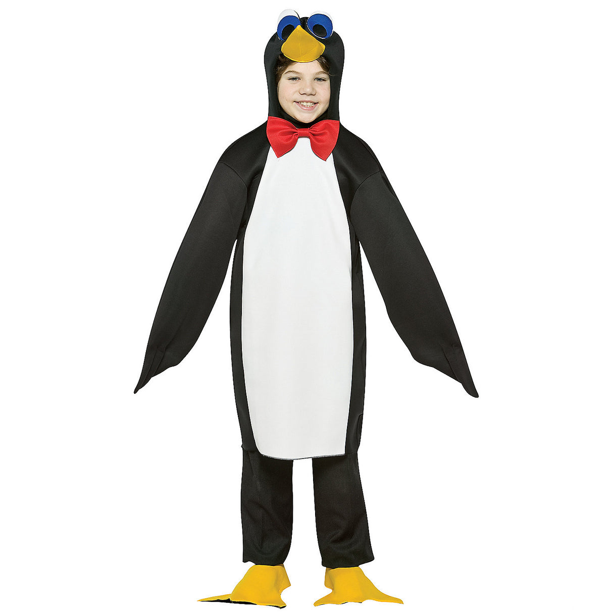 Lightweight Penguin Child Costume for Halloween School Events and Creative Dress-up Play