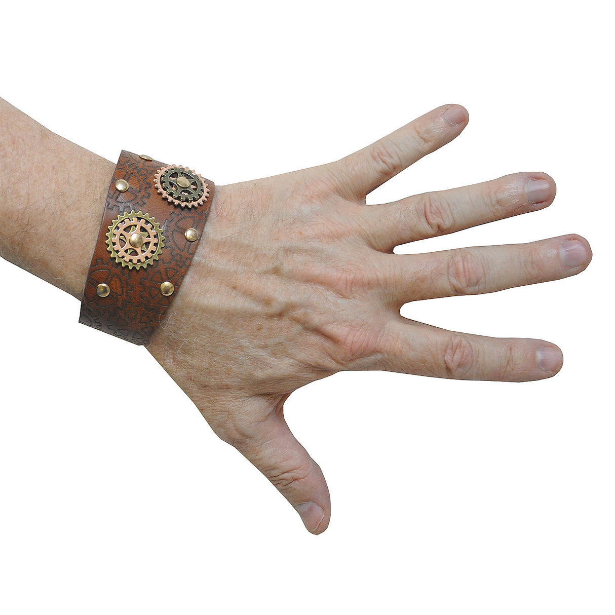 Stylish Steampunk Wrist Cuff for Themed Parties and Cosplay Events