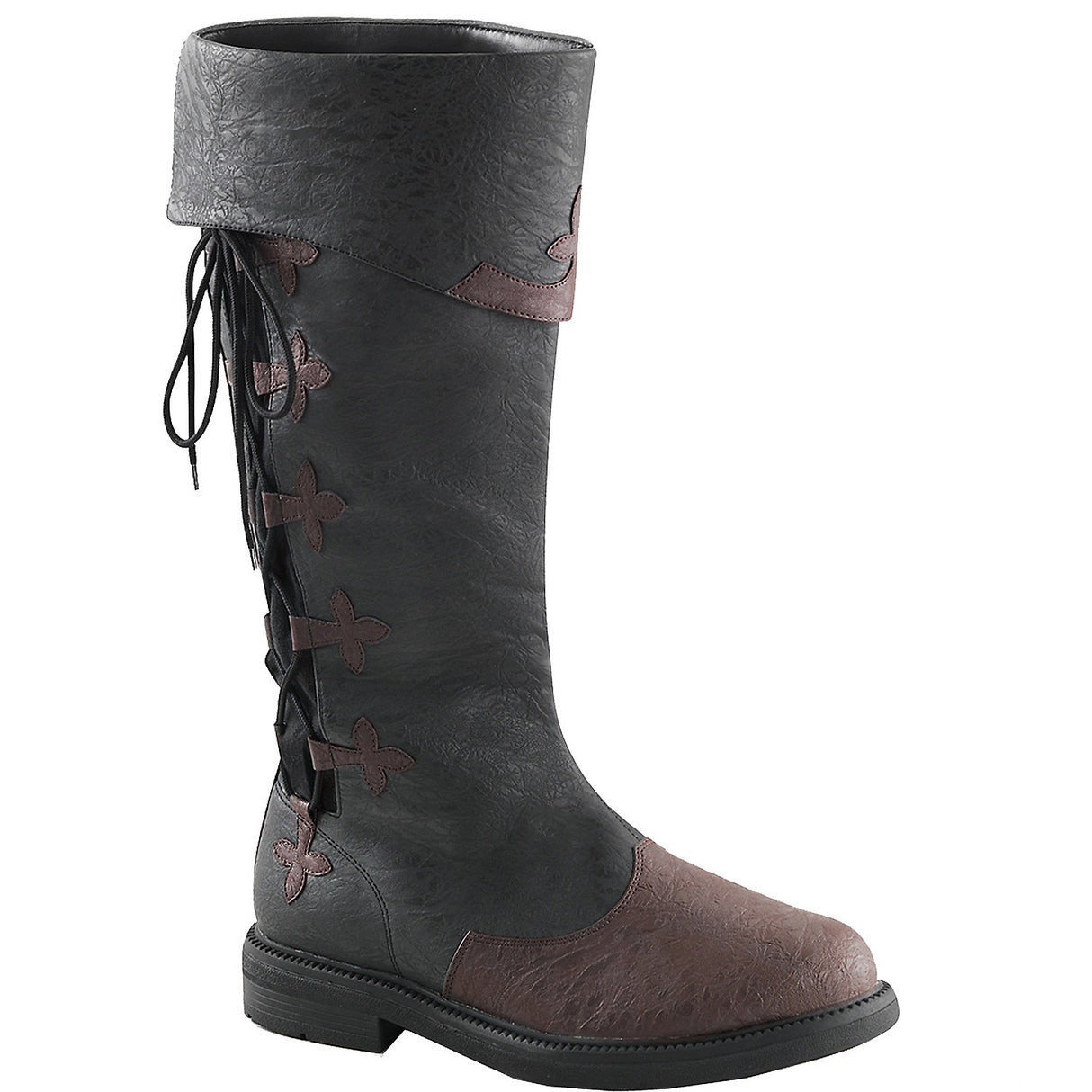 Stylish Captain Boot 110 Lace-Up for Pirate Costumes and Themed Dress-Up Events