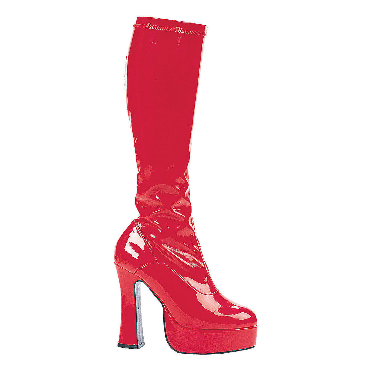 Stylish Chacha Red Boots for 1980's Theme Parties Halloween and Fashion Events