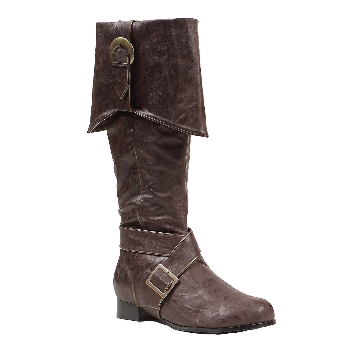 Authentic Jack Pirate Boots Brown for Halloween Parties and Swashbuckler Costumes