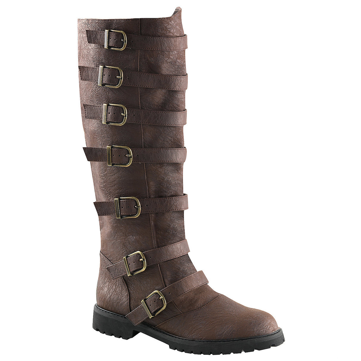 Stylish GOTHAM 110 Brown Boots for Men’s Fashion Events and 1980s Themed Parties