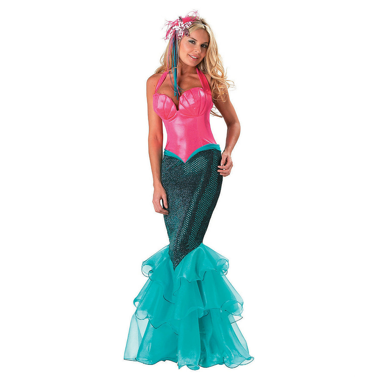 Enchanting Women's Mermaid Costume for Halloween Parties Dress Up and Underwater Themes
