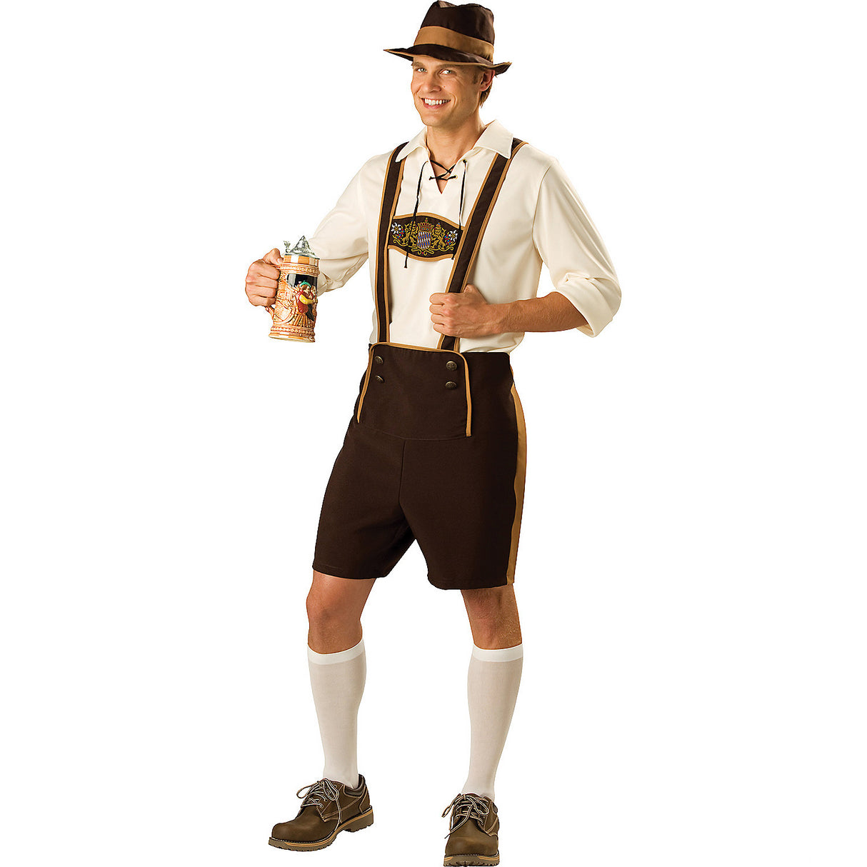 Authentic Men's Bavarian Guy Costume for Oktoberfest Parties and Beer Festival Celebrations