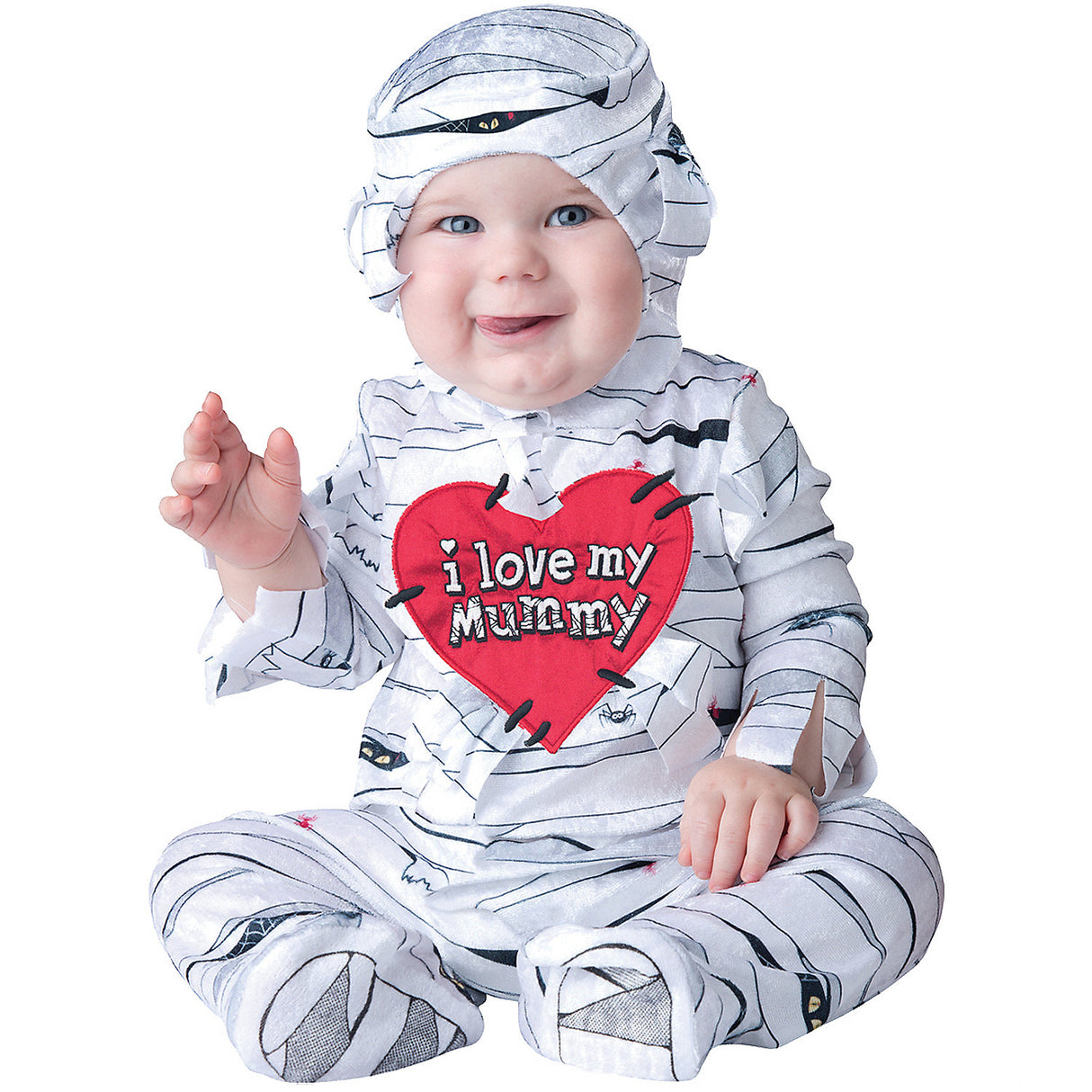 Adorable I Love My Mummy Infant Costume for Halloween Dress Up Parties and Sweet Celebrations